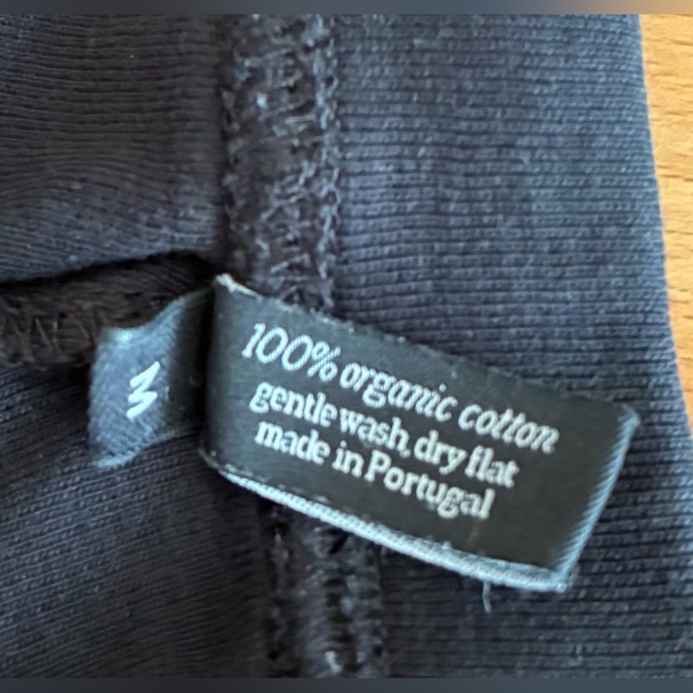 Cou Cou Intimates The Boyshort: 100% Organic Cotton Jersey Black - Picture 4 of 4